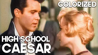 High School Caesar | COLORIZED | John Ashley | Full Drama Movie | English