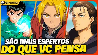 PROTAGONISTAS DE ANIME QUE SÃO MAIS ESPERTOS DO QUE VOCÊ PENSA