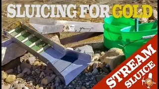 Sluicing for GOLD: Keene Super Mini Sluice Box & Buckabilly Sluice