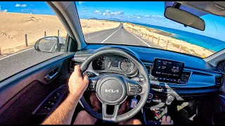 2023 Kia Rio [1.2 MPI 84hp] |0-100| POV Test Drive #2024 Joe Black