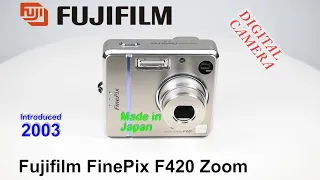 2003 Fujifilm FinePix F420 Zoom - Digital Camera