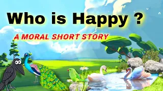 Who is happy | Who is happy story in english | Moral Stories | short stories | Bedtime stories