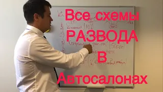 РАЗВОД в АВТОСАЛОНАХ. ВСЕ СХЕМЫ.