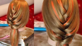 Коса на узлах | Авторские причёски | Лена Роговая | Hairstyles by REM | Copyright © #hairstyles