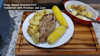 Ninja Speedi 1 pot pork tenderloin, potatoes & corn