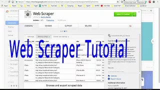 Web Scraping Tutorial using Web Scraper | Data Scraping from Websites to Excel