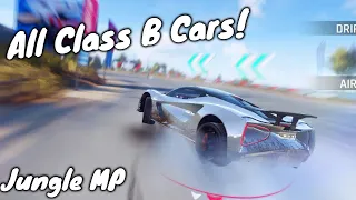 All Class B Cars! | Asphalt 9 Jungle Multiplayer Season