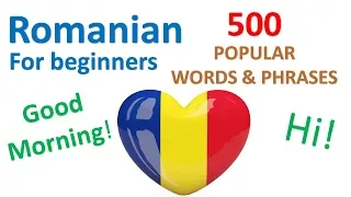 Romanian for Beginners | 500 Popular Words & Phrases