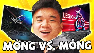 Có nên mua laptop mỏng nhẹ không ? | So sánh ROG Zephyrus M16 2022 vs Legion Slim 5 2023