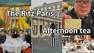 Bar Vendome The Ritz Paris afternoon tea, birthday celebration, Palais-Royal 파리 여행, 에프터눈 티, 남편 생일 축하