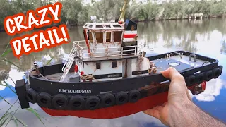 YOU WON’T BELIEVE THE DETAIL! RICHARDSON RC TUGBOAT