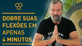 O poder da respiração por Wim Hof | Dobre suas flexões em apenas 4 minutos