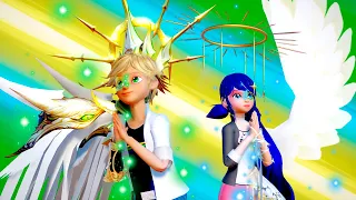 [Miraculous Ladybug] Adrien x Marinette ANGEL DUET (transformation in Heaven)