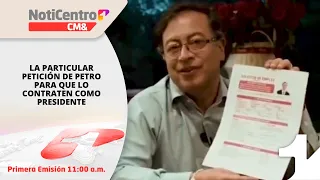 La particular petición de Petro para que lo contraten como presidente