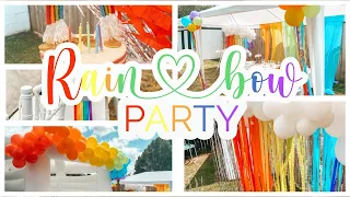 DIY Rainbow party ideas!