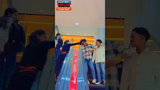 Escalator Slap Prank On RandomBoys😜😈😳||public reaction #youtube #shorts #escalator #masti #india