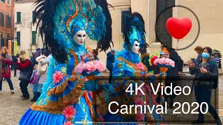 4K Venice Carnival / Karneval in Venedig 23.02.2020
