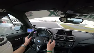 BMW M2 Moscow Raceway wet lap