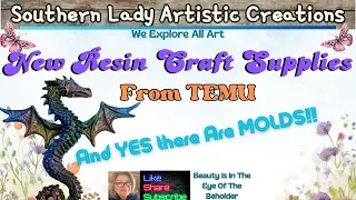 New Silicone Molds in TEMU Haul  🛒10 Minute Cure Resin Dragon Pour 🎨 UV Resin Crystal Pendants 😍