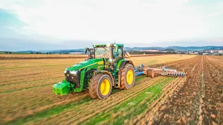 New John Deere 8R370 & Lemken Heliodor Gigant 10 | Soil Preparation 2022