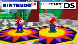 Super Mario 64 | Nintendo 64 VS Nintendo DS | HD GRAPHICS COMPARISON