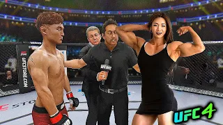Doo-ho Choi vs. Yeon Woo Jhi | Queen Bodybuilder (EA sports UFC 4)