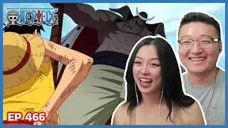 LUFFY MEETS WHITEBEARD!!!! | One Piece Episode 466 Couples Reaction & Discussion