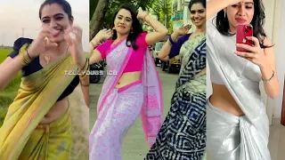 Aarthi subash tamil tv serial actress saree dance dubsmash video mix