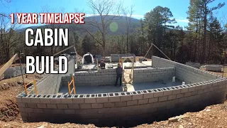 TIMELAPSE CABIN BUILD| Couple Builds Cabin Homestead Debt Free in the Woods | 2022 Year End Review