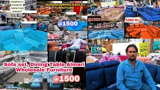 Nampally Biggest Furniture Wholesale Market Part 2 #chorbazaar #Furnitures #hyderabad