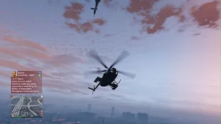 GTA 5: Buzzard vs FH-1 Hunter Chopper