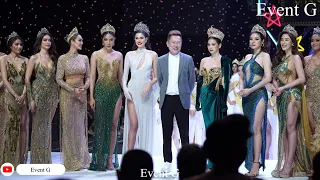 Miss Grand Thailand 2023 welcome ceremony Isabella Menin Engfa Waraha Charlotte Austin Faye Malisorn