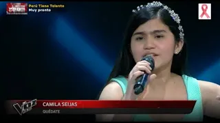 Camila Seijas | Quédate | Audiciones a Ciegas | La Voz Kids Perú
