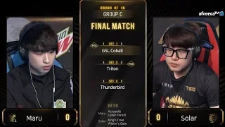 [2019 GSL S3] Ro.16 Group C Match5 Solar vs Maru