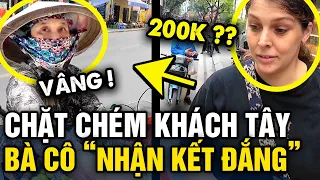 Thấy du khách Tây bị cô bán trái cây CHẶT CHÉM, nam bảo vệ kiên quyết BẮT TRẢ LẠI | Tin 3 Phút