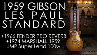 "Pick of the Day" - 1959 Gibson Les Paul Std w/1966 Fender Pro Reverb + 1974 Marshall Super Lead