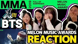 【Reaction】BTS (방탄소년단) Persona + Boy In Luv + Boy With Luv + 소우주 + Dionysus (MMA 2019)｜Tungzzang