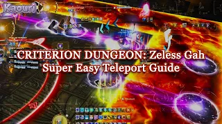 FFXIV Criterion Dungeon Teleport Guide - Super Easy Teleport Guide (Zeless Gah Boss #3)