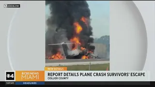 New report details Collier County plane crash survivors' escape