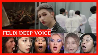 "Felix Deep Voice" Stray Kids - 'God's Menu' Reaction Compilations