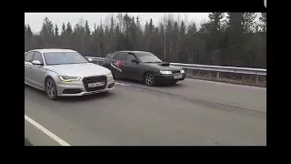 Audi A6 3.0TFSI против турбоваз 2112