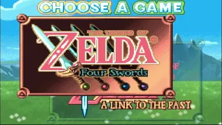 The Legend of Zelda: A Link to the Past (GBA) With Four Swords Palace Longplay (No Commentary)