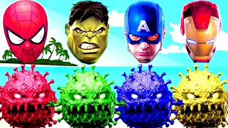 Wrong Heads Top Superheroes Hulk & Spiderman Team ~!  #WrongHead #superheroes #hulk