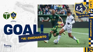 GOAL: Javier "Chicharito" Hernández has a brace against Portland Timbers