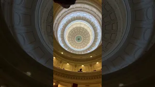 Hymn sing at the state Capitol