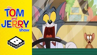 Tom Learns How To Drive | Tom & Jerry Show | Boomerang UK