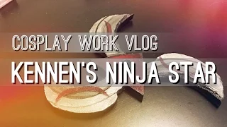 Blood Moon Kennen's Ninja Star - Cosplay Work Vlog | League of Legends || shainadilla