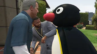 Michael Defends Franklin From Pingu's NOOT NOOT