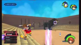 Kingdom Hearts 1.5 Boss - Cerberus (Proud Mode) No Equipment Change