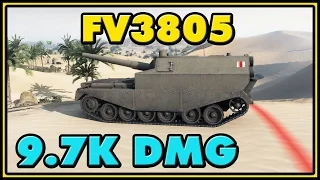 World of Tanks | FV3805 - 4 Kills - 9.7K Damage